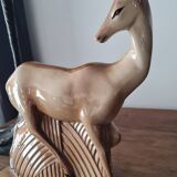 Art Deco ceramic doe