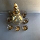 Liquor service smoked glass