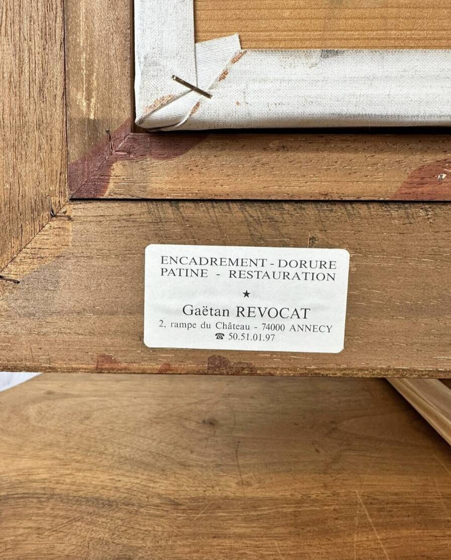 Oil painting on canvas by Van NYER