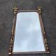 Large antique mirror 144 cm in Empire style - Trumeau or fireplace mirror
