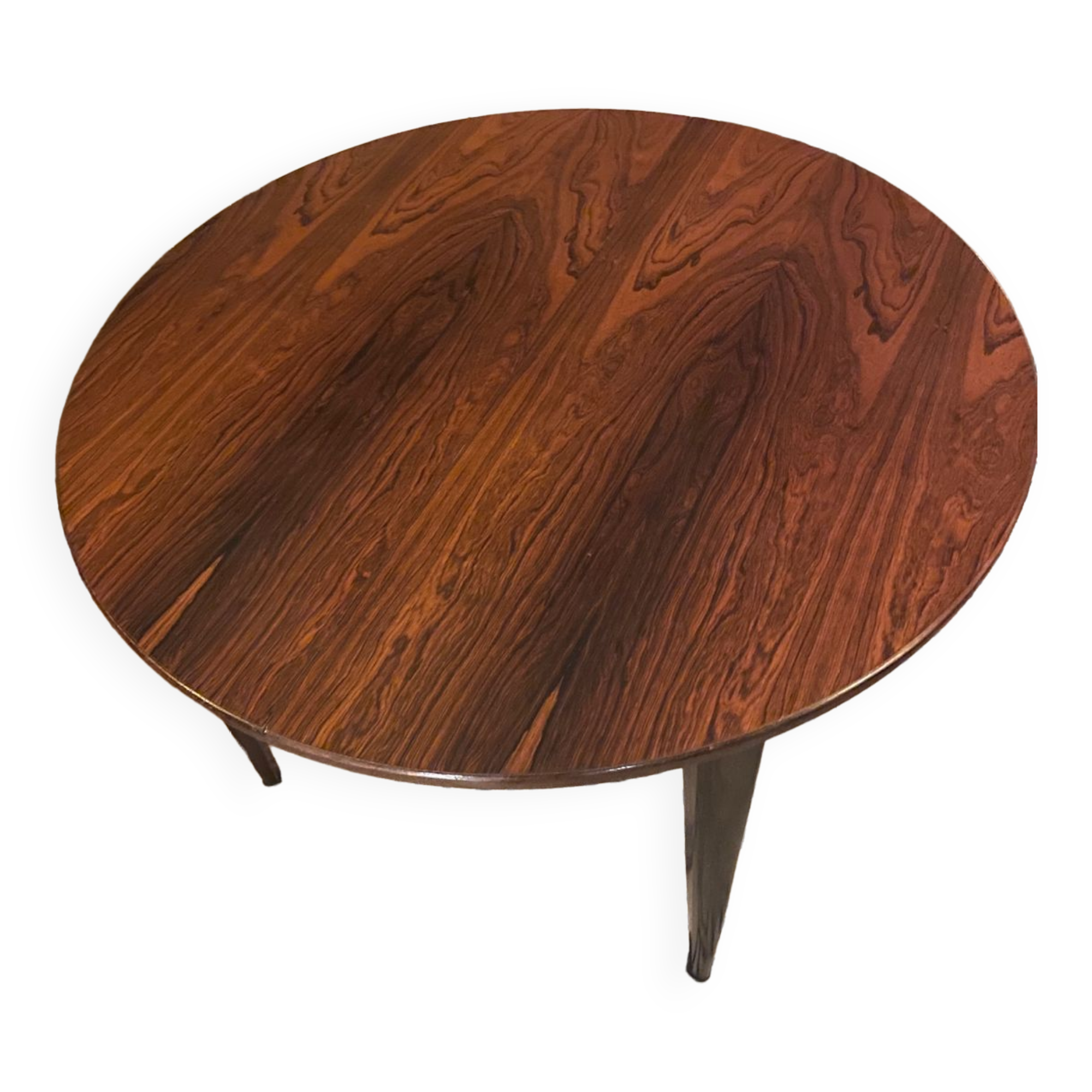 Scandinavian rosewood table from Rio 60s