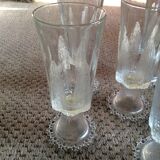 Series of 6 glasses