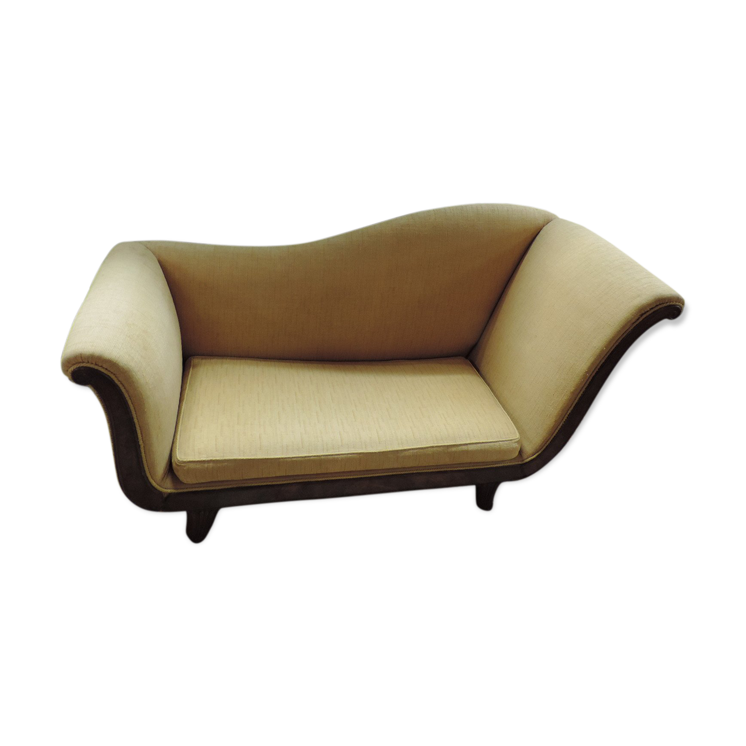 Chaise longue XIXth at two places