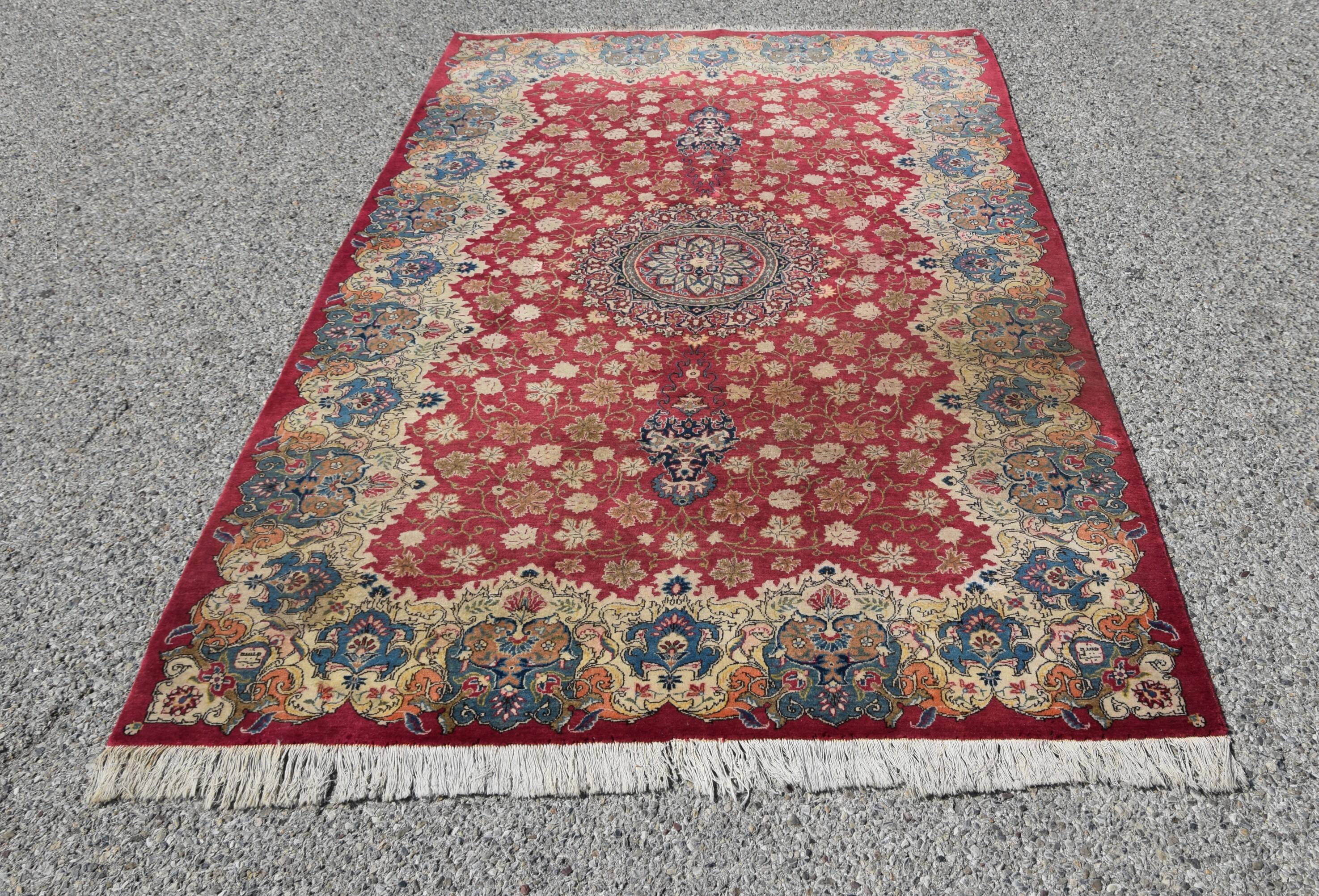 Oriental Iran Rug, Kashan Persian - 2.15 x 1.42 Meters