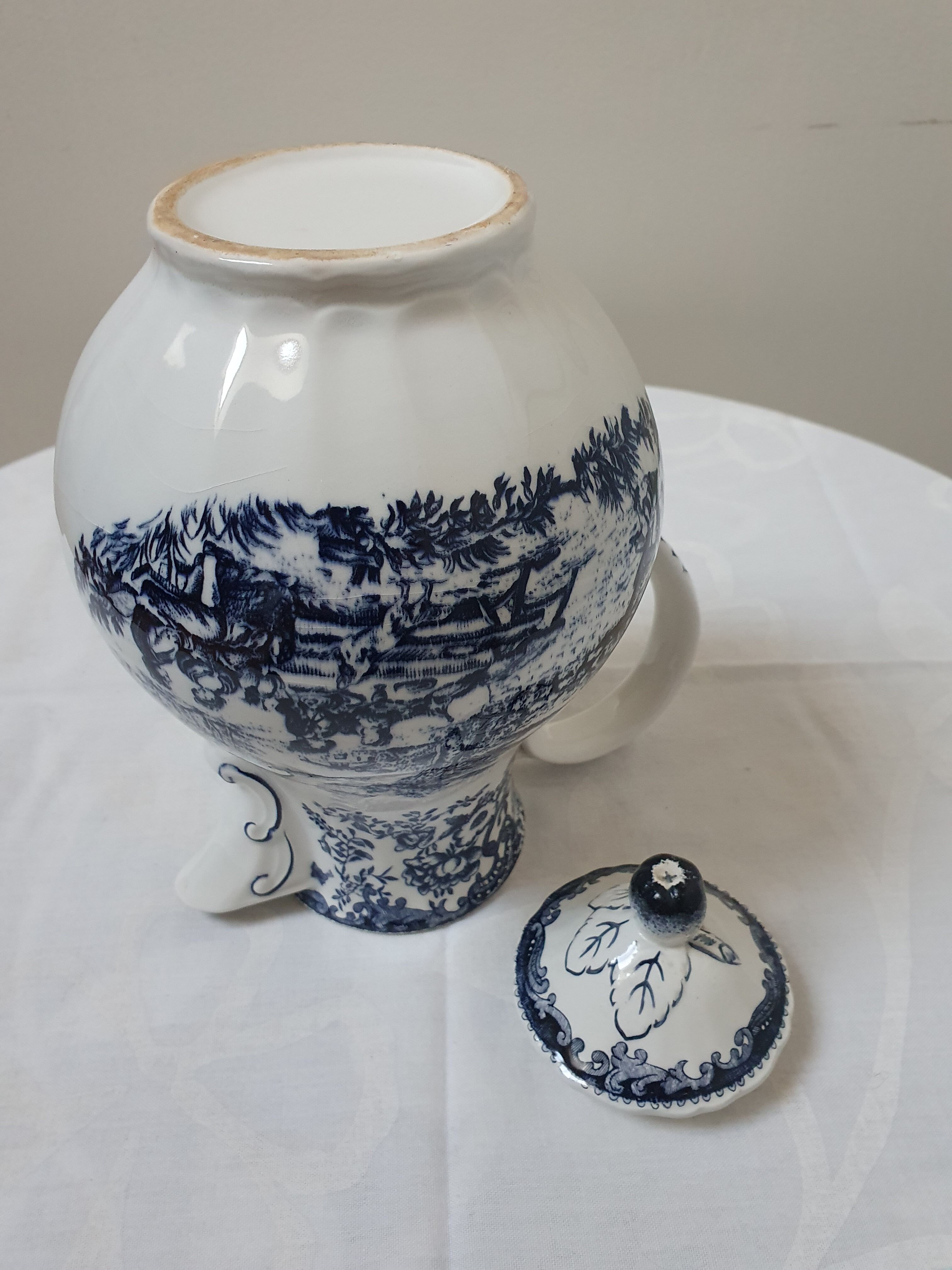 Cafetière Impression Toile de Jouy