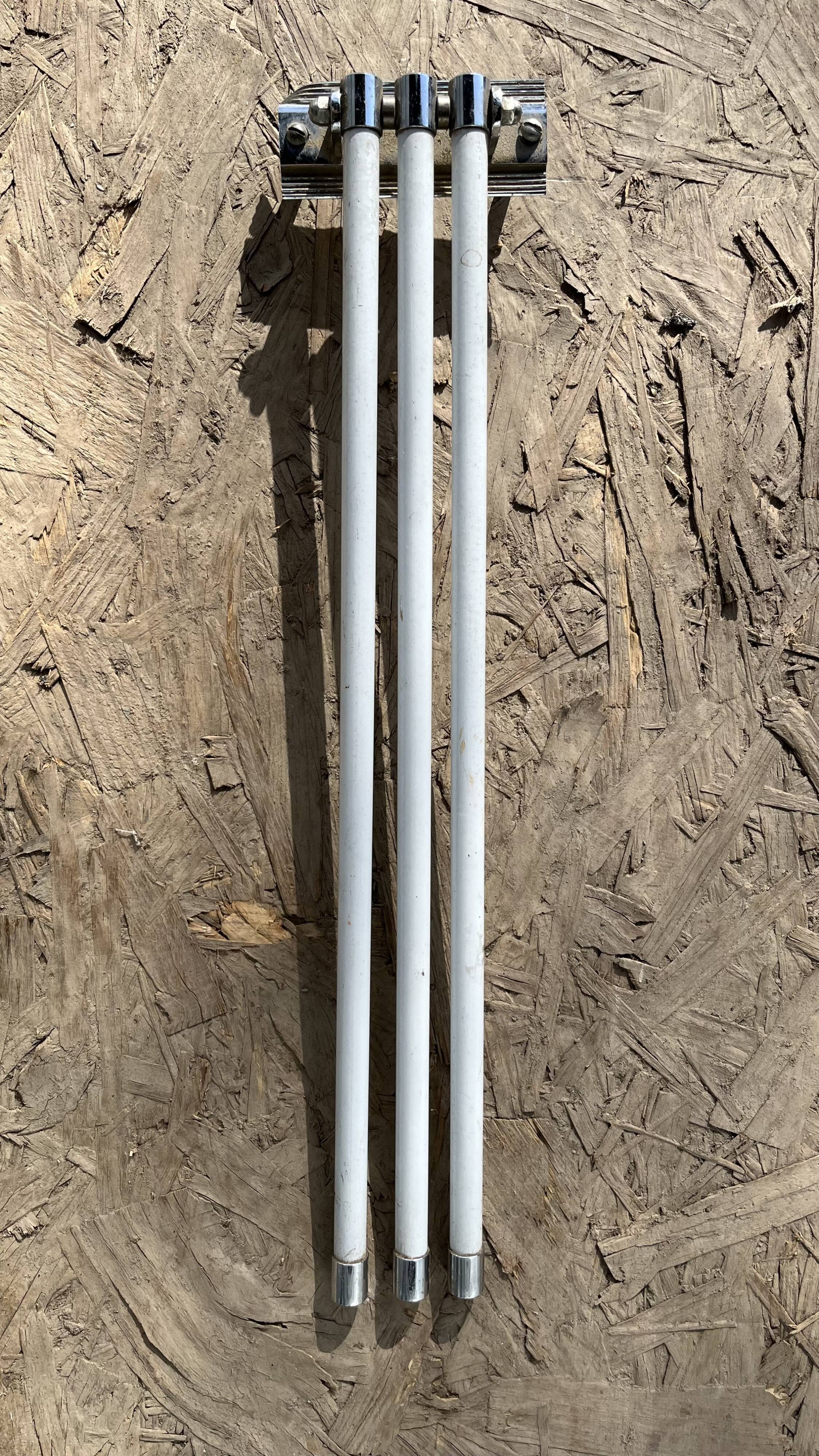 Vintage 3-branch towel rack