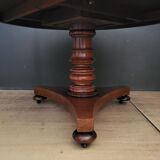 Round table Louis Philippe style in solid wood