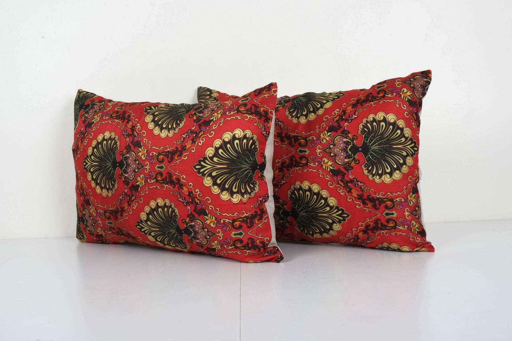 Set of 2 vintage Turkish cushion covers 56x41 cm