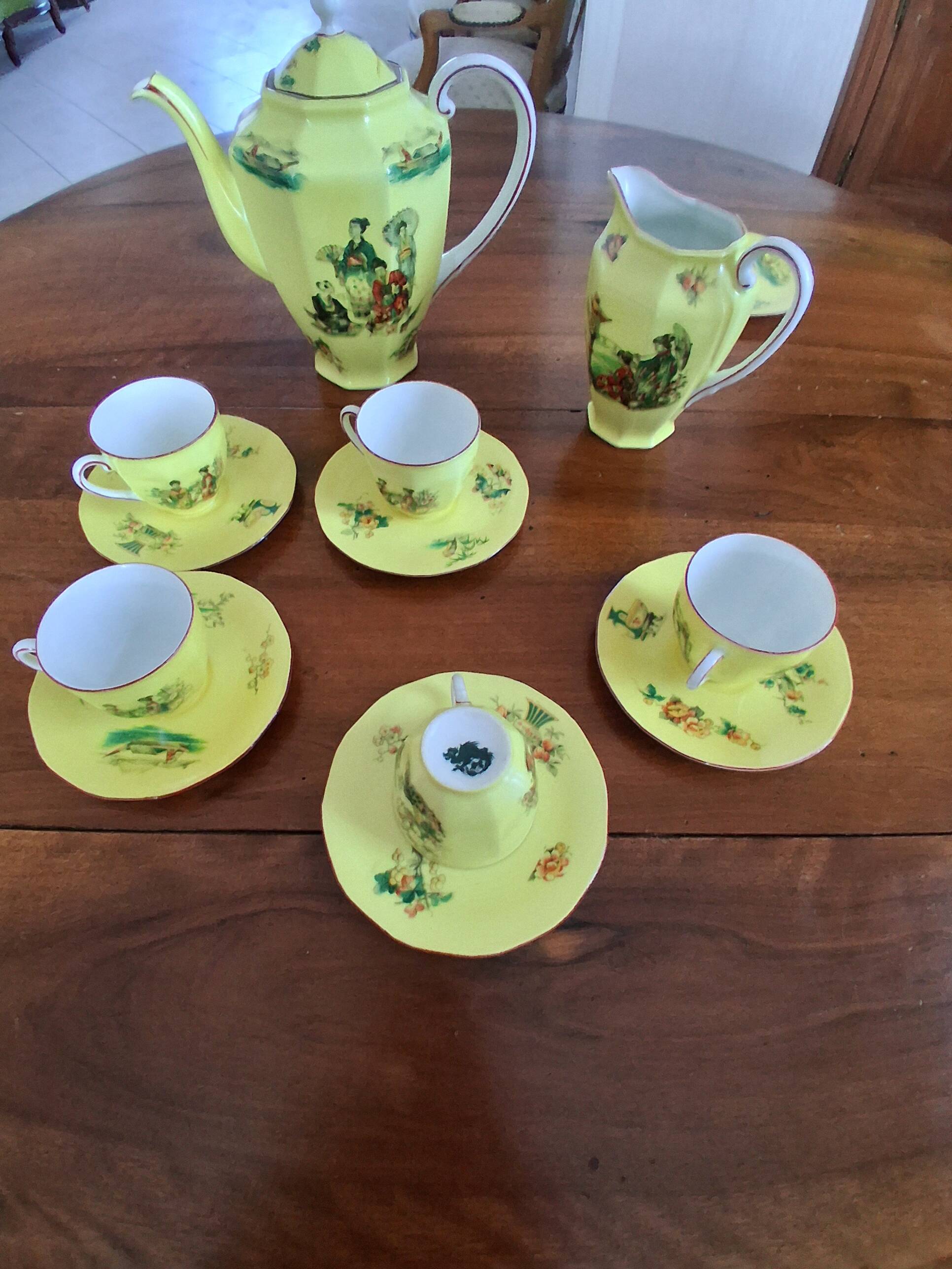 Fine china coffee service