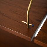 Teak wall unit PS System, Danish design, 1960s, manufactured by Randers Møb