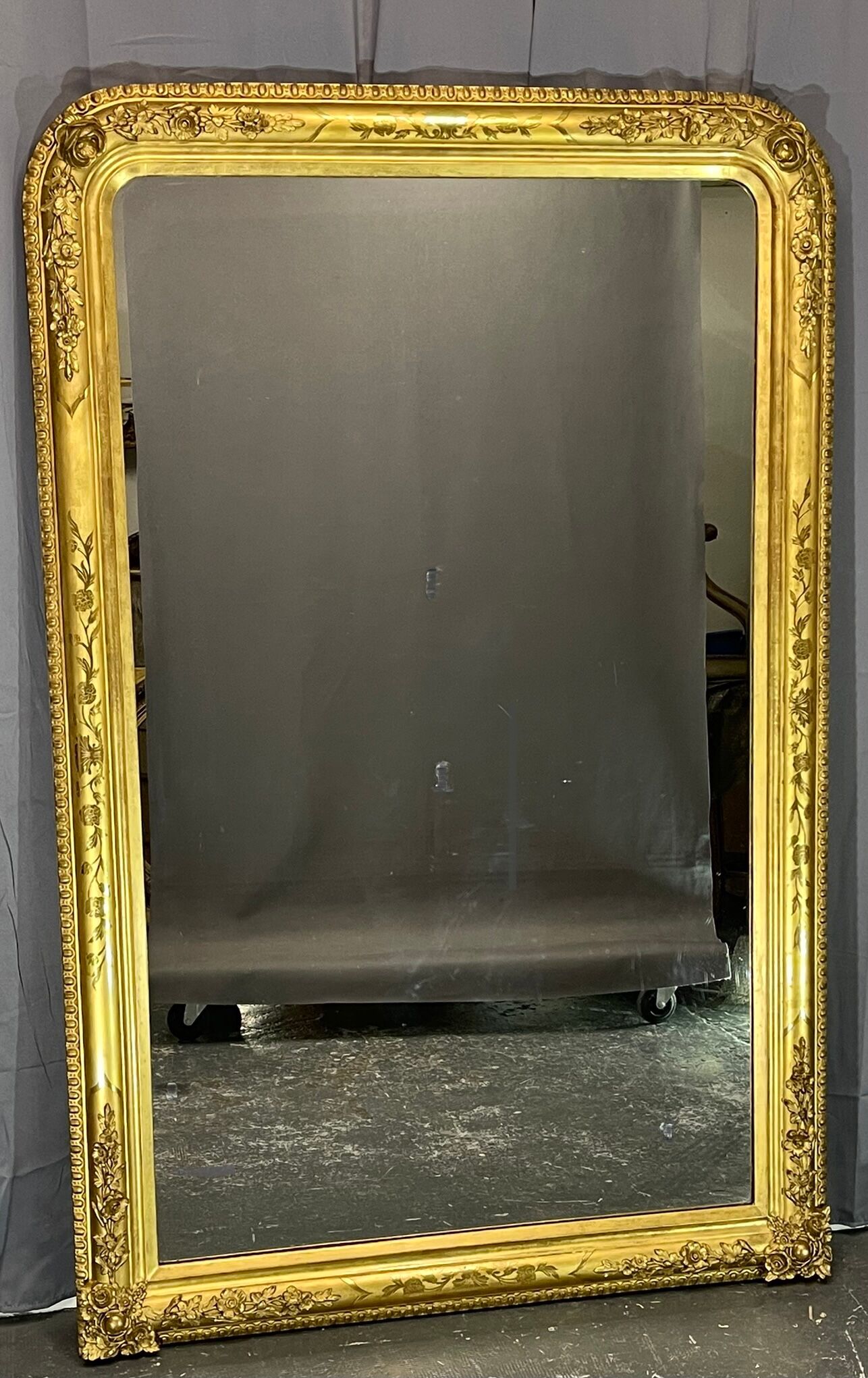 Mirror 174 x 114 cm louis philippe
