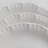 Set of 3 Digoin Sarreguemines Paradis dessert plates