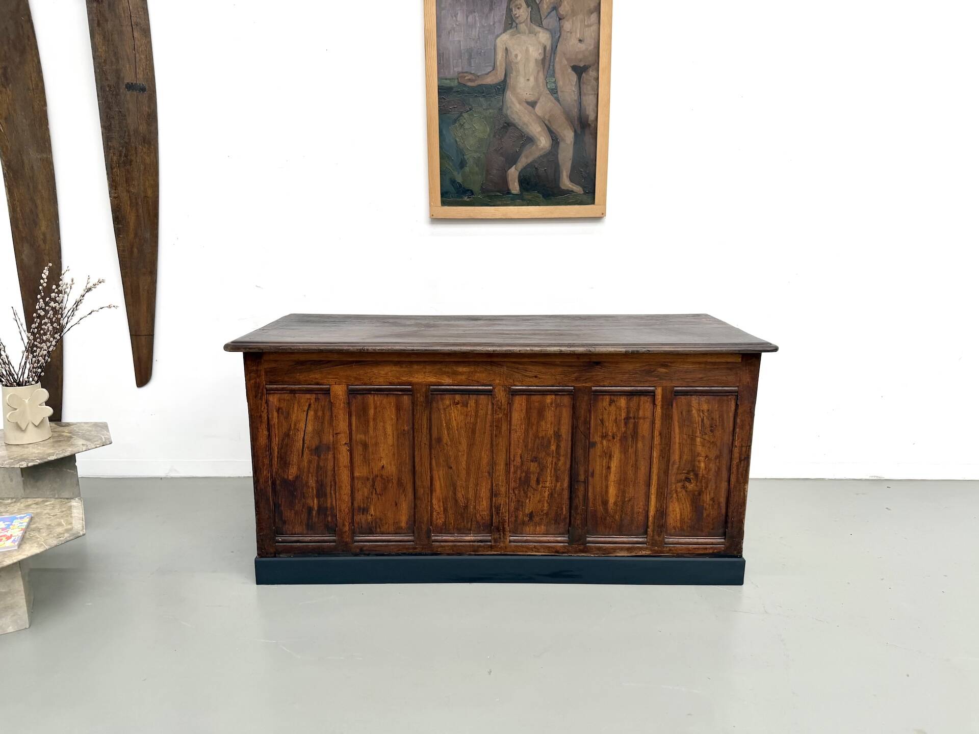 Solid Walnut Trade Counter