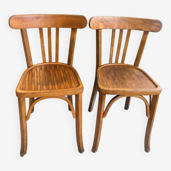 Paire de chaises bistrot