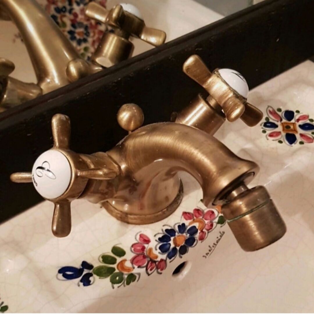 Vintage brass faucet