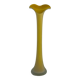 Vintage vase in yellow glass paste