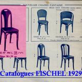 Chaise Fischel N°396 vers 1929, variante de Thonet 738/XI