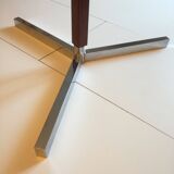 Adjustable floor lamp in walnut and metal 1960