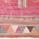 Super Soft Pink Turkish Vintage Runner Rug, 95x337Cm