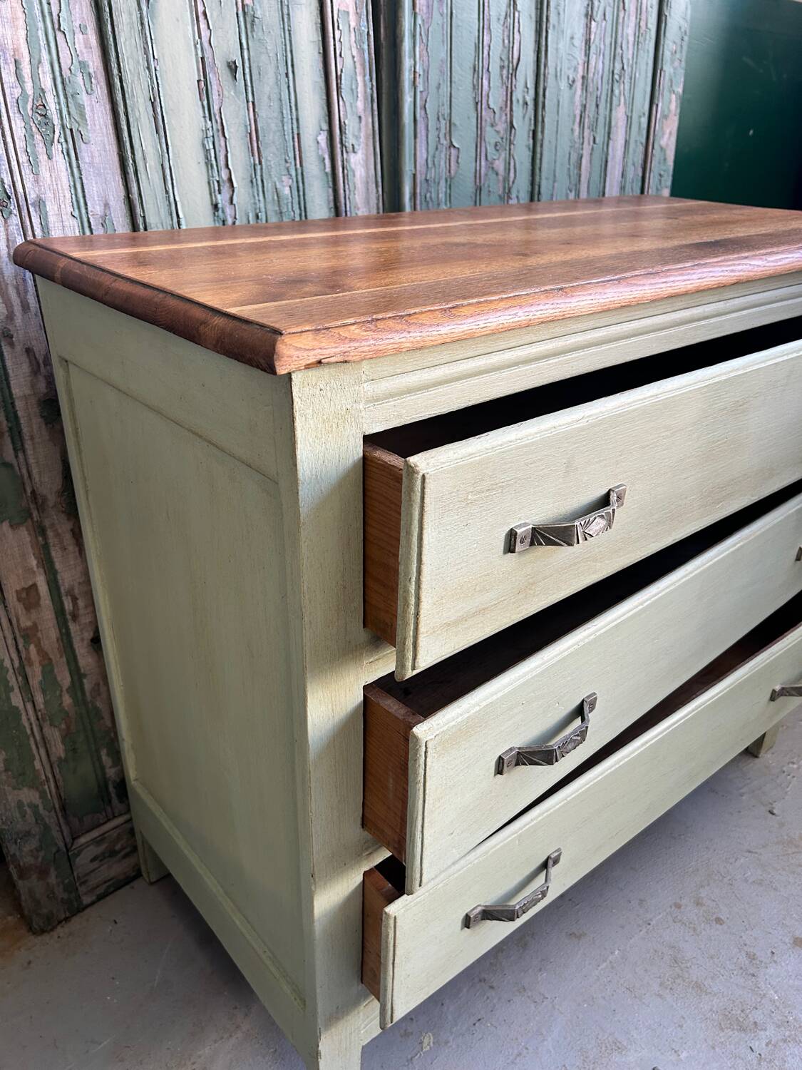3-drawer chest of drawers in solid wood