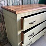 3-drawer chest of drawers in solid wood