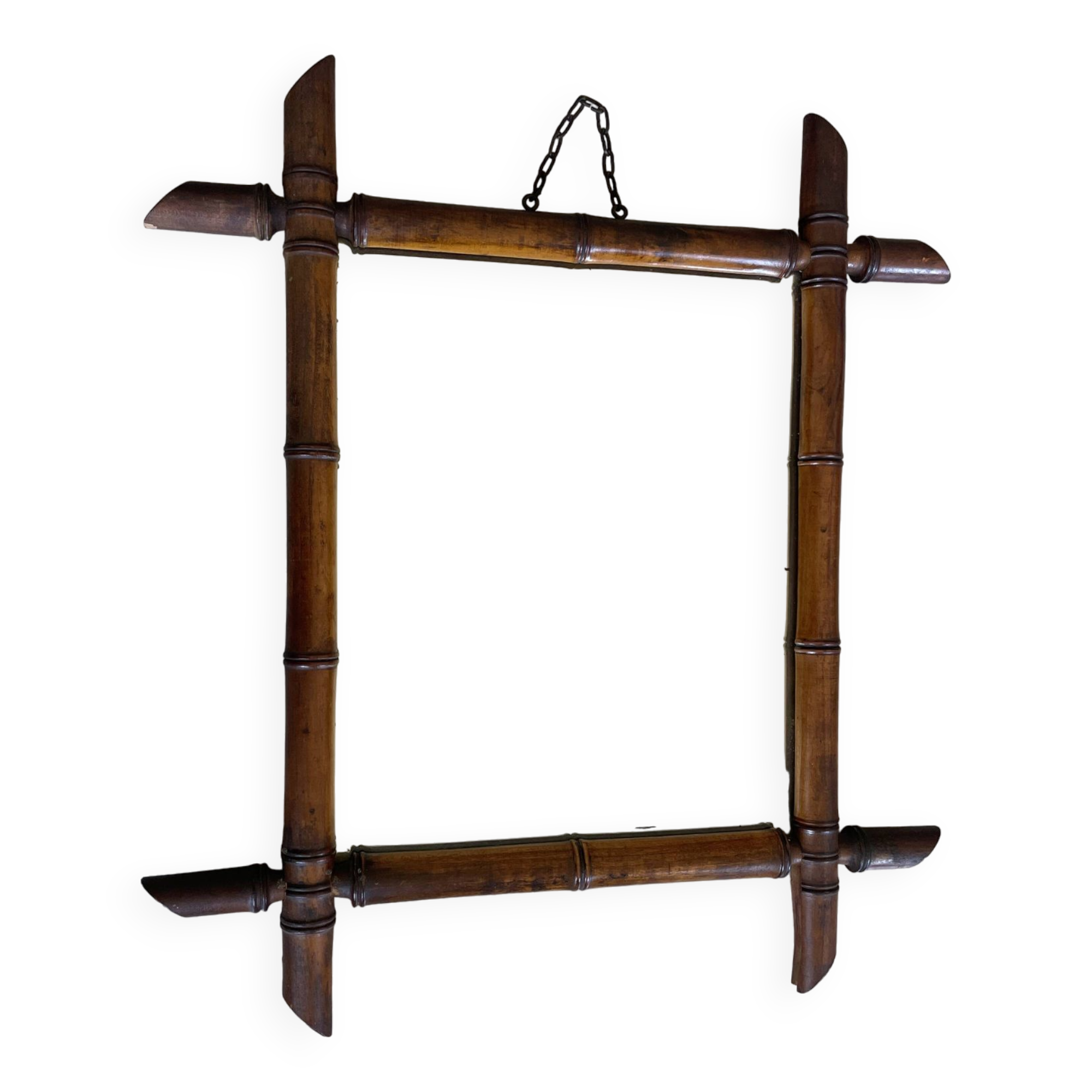 Old wooden mirror