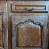 Solid oak sideboard by cabinetmaker Loisy