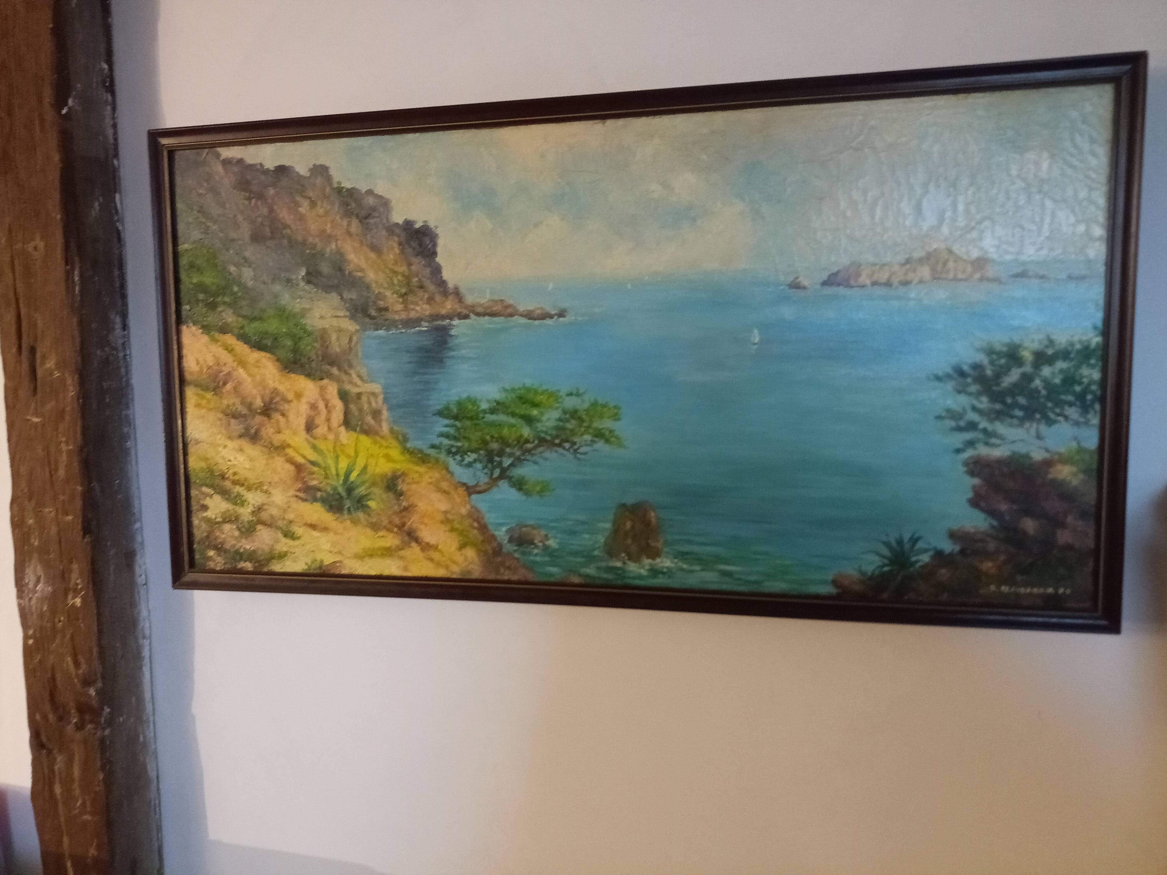 Painting Santiago Irribarria