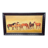 Painting "Mares with foals".