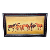 Painting "Mares with foals".