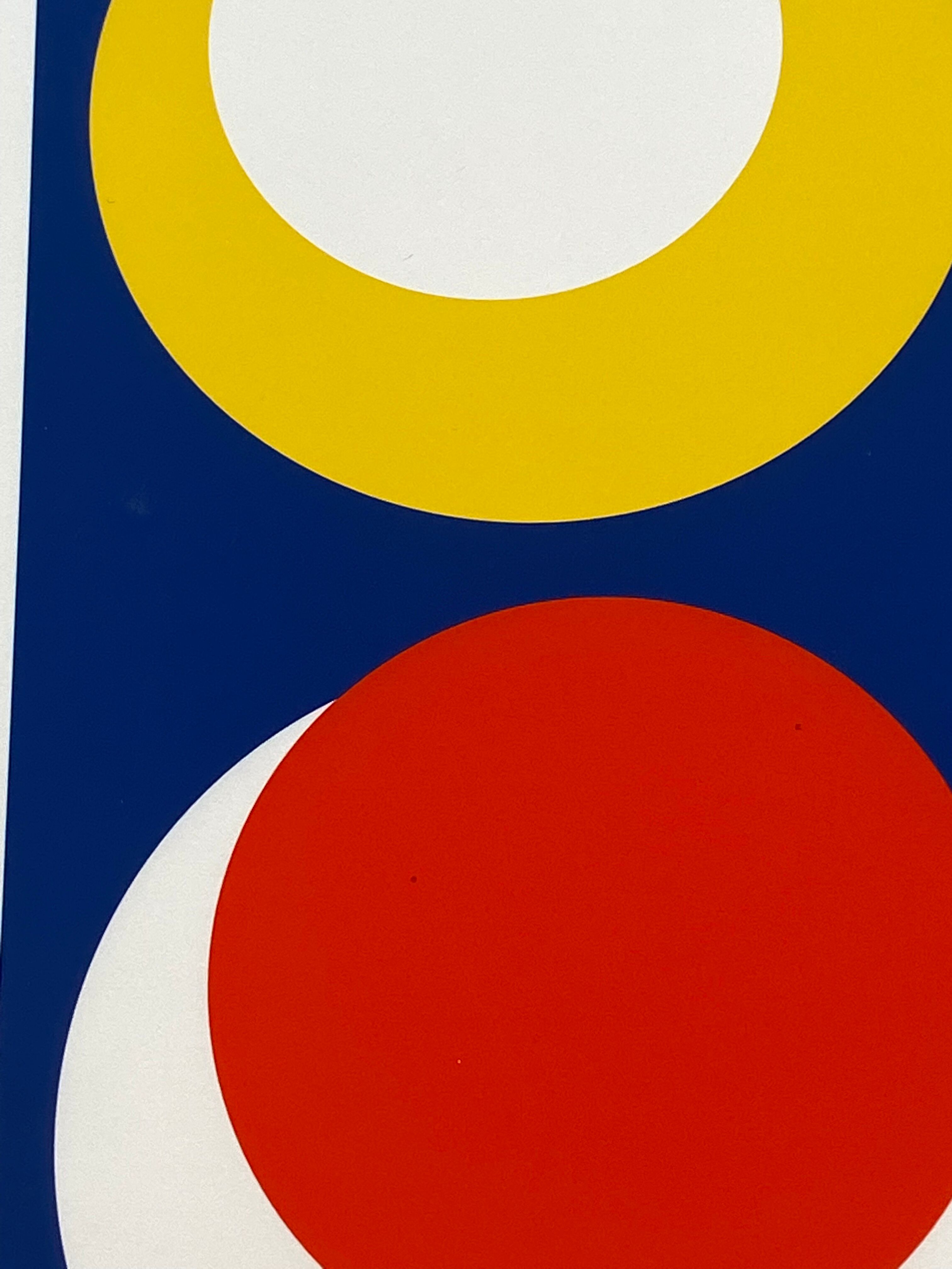 Silkscreen print by Geneviève Claisse 2010s