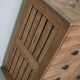 Antique Rustic German Pine Apothecary Cabinet / Bank of Drawers, 1900s