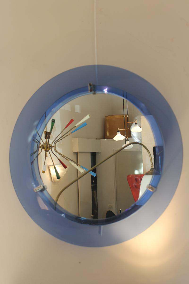Mirror blue Italian year 60