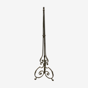 Art Deco wrought iron floor lamp base from the 1940s