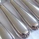 12 sfam dessert knives silver metal 21 cm