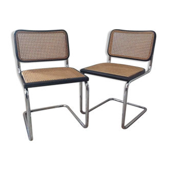 Lot de 2 chaises Marcel Breuer Cesca B32