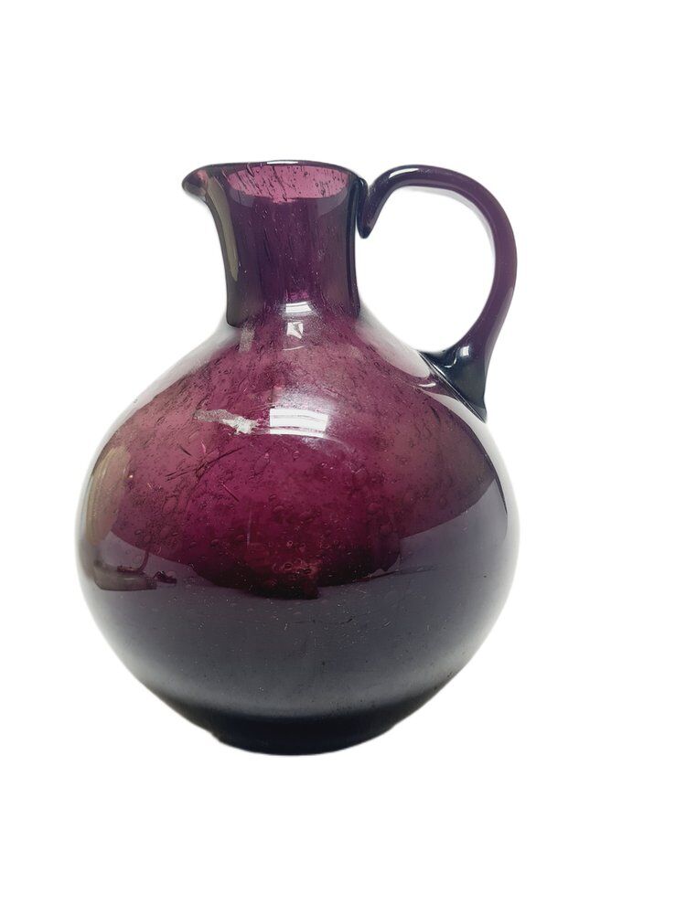 Vintage Polish jug by Zbigniew Horbowy for Sudety Glassworks, 1970s