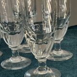 Set of 12 large Baccarat crystal glasses