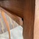 Oak desk, 1 drawer and 1 removable document holder, 1950