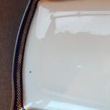 Series of 3 imperial porcelain trays Russia Kuznetsov