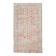 Tapis turc vintage à fleurs rose délavé et beige 5x8, 143x248 cm