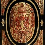 Bureau d'entre-deux in Boulle marquetry, Coignerai House, Napoleonic III period – 2nd half of the 19th century.