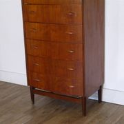 Large Danish teak chest of drawers from the 1960s.