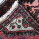 Handmade vintage Uzbek Bukhara runner 1.7' x 4.5' (52cm x 139cm) 1960s - 1С1164