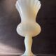 Small opaline vase, Empoli glass, Tuscany, Florence (1960, Italy)
