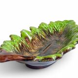 Mid-Century Majolica Centerpiece by Vallauris, Handmade, 1950s France