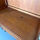 Mid-Century Modern modular wood bookcase from 50s