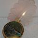Pair of pink petal sconces