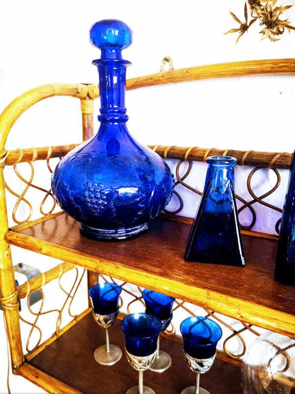 Blue carafe