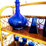 Blue carafe